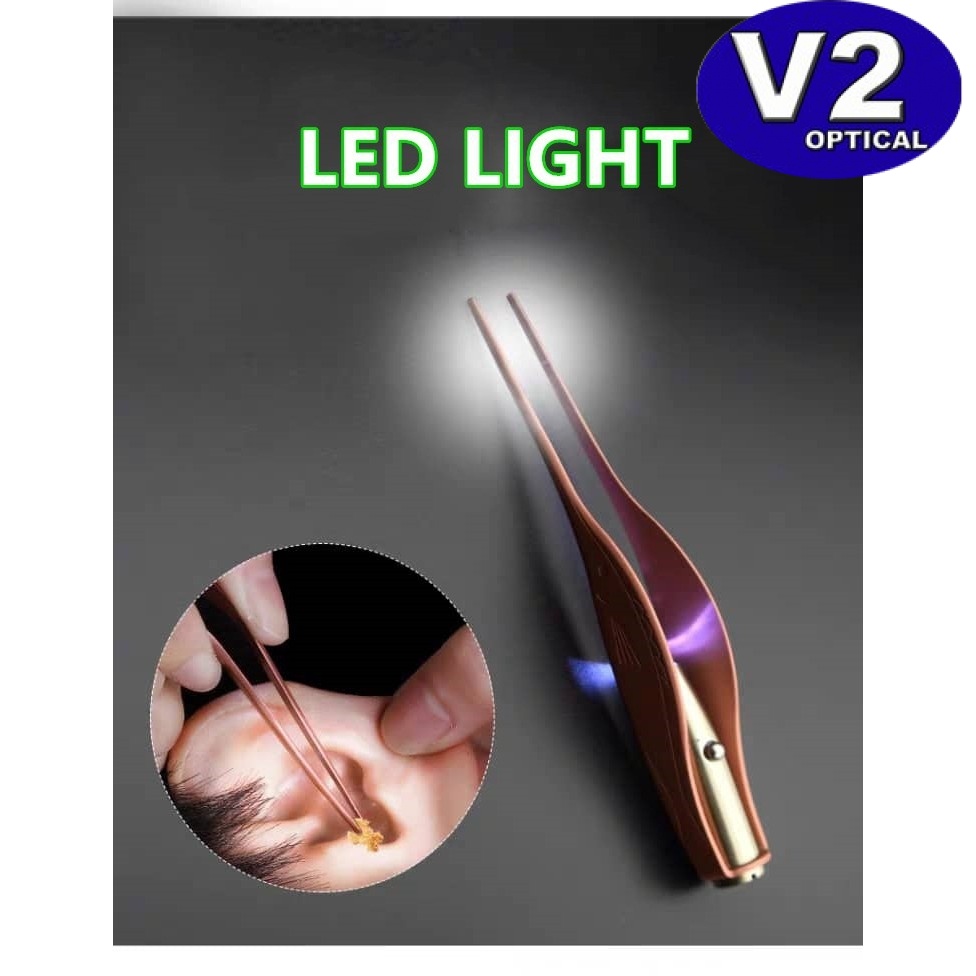 Ear Cleaning Led Flashlight Infant Safety Forceps Cleaner Clip Earwax