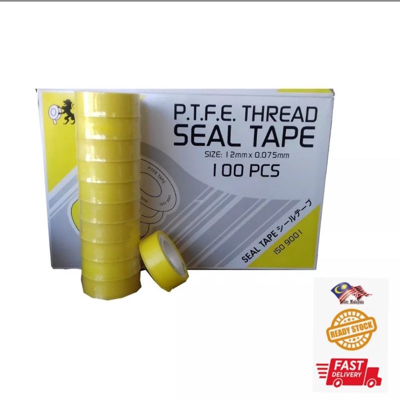 20/50/100 rolls JTC PTFE White Seal Tape / Water Plumbing Hose Seal ...