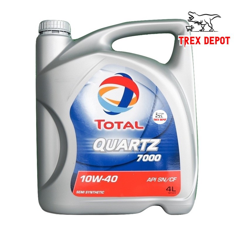 Total Quartz 7000 Semi Synthetic Engine Oil 10w40 4l Shopee Malaysia