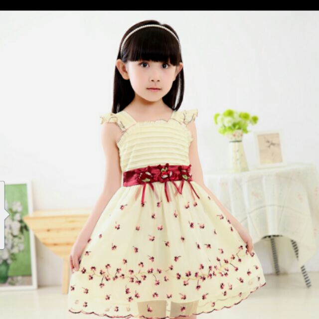 girls flowery dress