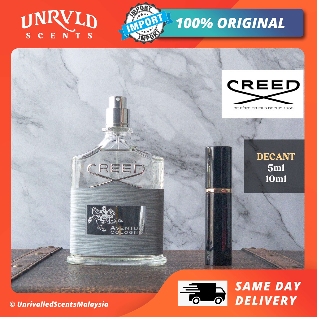 [ORIGINAL] CREED AVENTUS COLOGNE EDP FOR MEN 5ML/10ML DECANT/TRAVEL