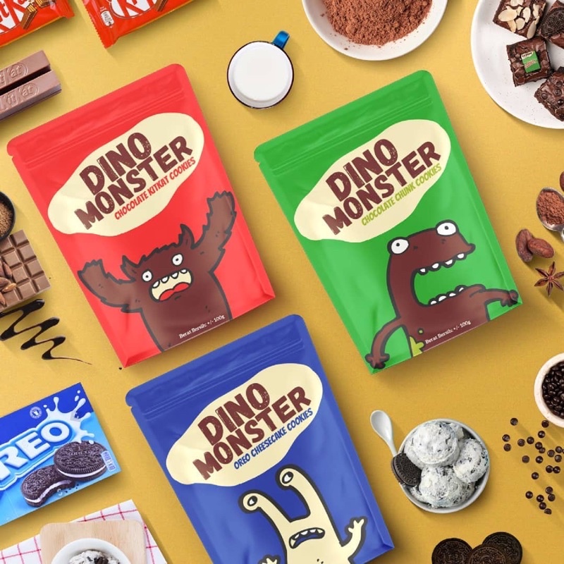 Buy Dino Monster Cookies 100g Seetracker Malaysia