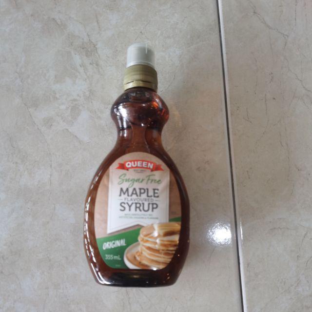 QUEEN SUGAR FREE MAPLE FLAVOURED SYRUP 355ML Shopee Malaysia