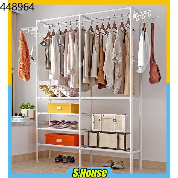 Large Clothes Rack Rak Baju Ikea Almari Pakaian Rak Pakaian Murah Penyidai Baju Murah Ampaian Baju Tempat Sangkut Baju Shopee Malaysia