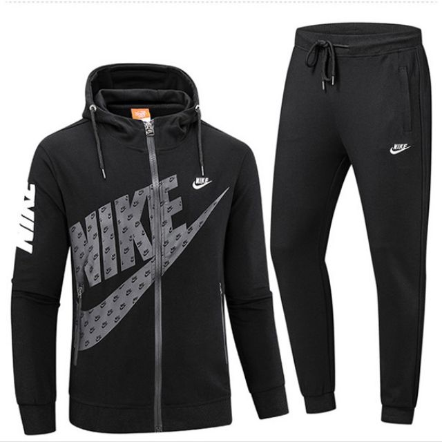 nike large logo tracksuit