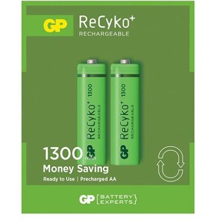 GP ReCyko battery 1300mAh AA (2pcs/pack)-3months Warranty ...