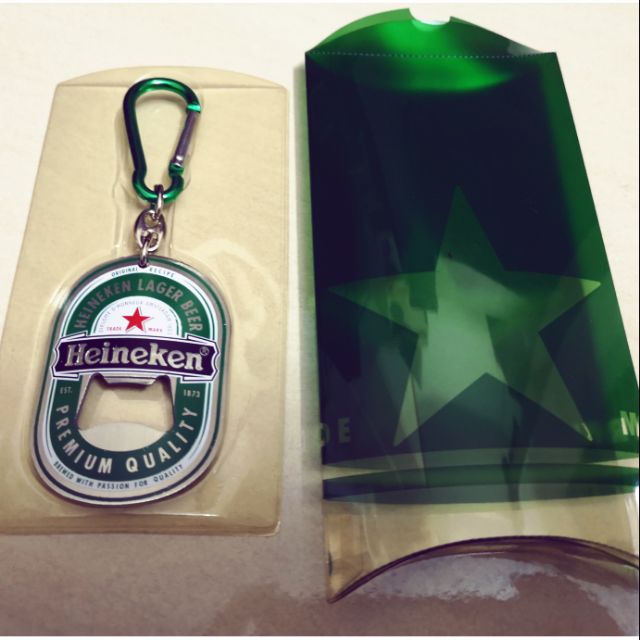 Heineken mini label bottle opener