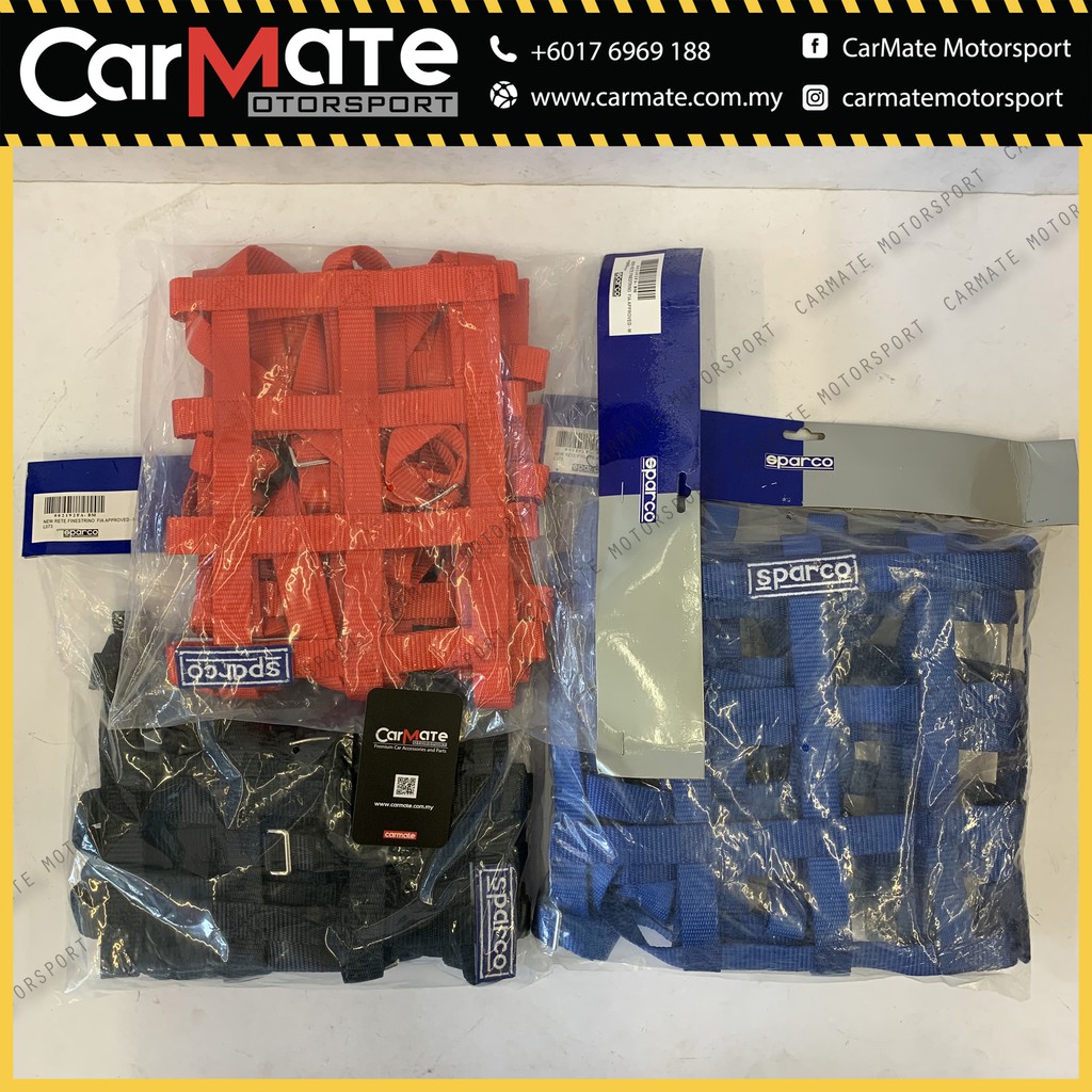 Sparco Car Window Racing Safety Net Sport Jaring Tingkap Pintu Kereta ...