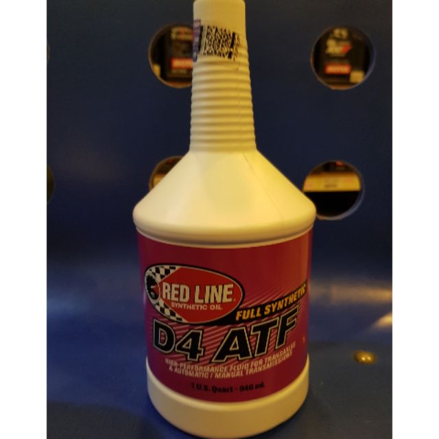 Redline Fully Syn ATF D4 Transmission Fluid Gear Oil 946ml Shopee
