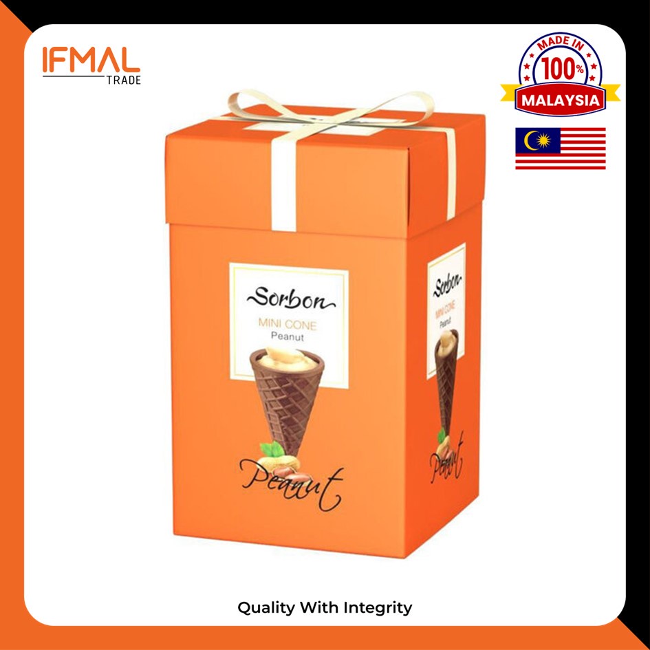 Sorbon - Mini Chocolate Cone Peanut 240g | Shopee Malaysia