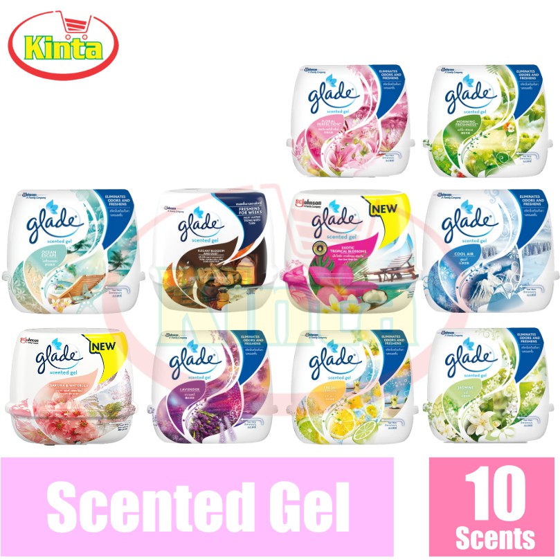 Glade Scented Gel 180g Home Fragrance Pewangi Bilik Pewangi Gel Shopee Malaysia