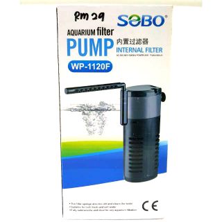 Sobo Aquarium Hanging Filter Low Water Level Pump Internal Hang On Wp 108h Wp 208h Tortoise Turtle Pam Kura Kura Shopee Malaysia