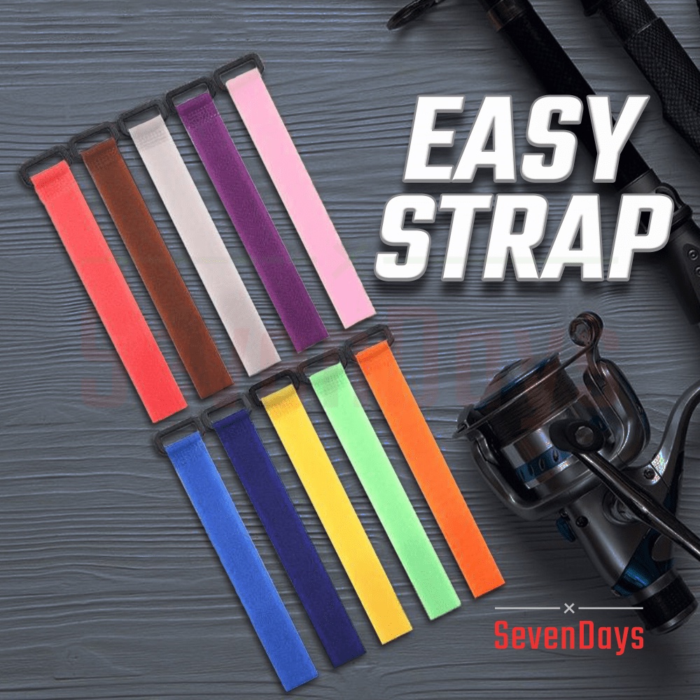 Easy Strap Rod Tie Fishing Pancing Accesories Magic Velcro Tape Ikat Joran Ikan Organizer Wrap Band Lure Tackle Tool