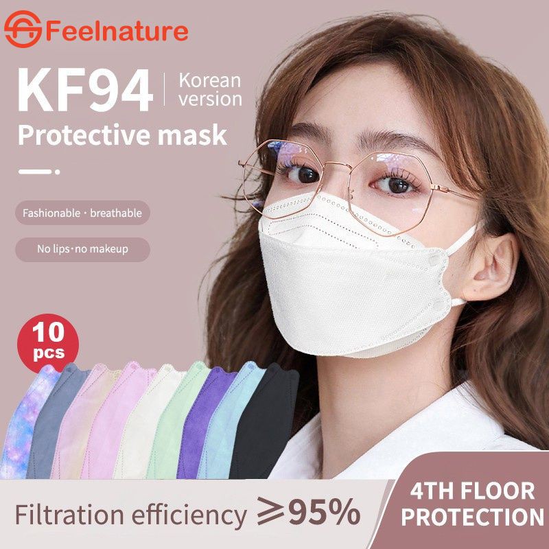 🇲🇾 🇰🇷 READY STOCK KF94 KN95 Face Mask 4fly Comfortable Breathable>99.5