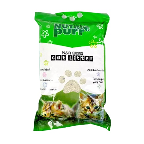 Nutri Purr Cat Litter / Pasir Kucing 5L[SHIP WITHIN 24 HOURS]