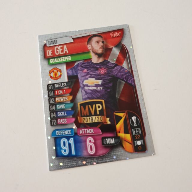 Topps Match Attax Trading Card Game Season 2019/20 MVP Limited Edition Shopee Malaysia