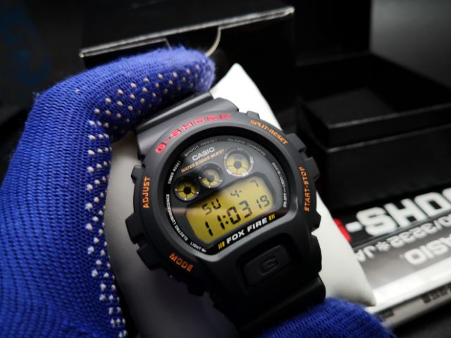 G Shock Dw 6900b 9 Fox Fire Japan Set Shopee Malaysia