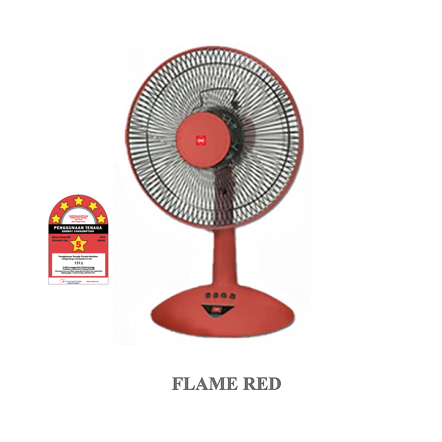 9.9] KDK KB-404 Table Fan 16 inch 3 Blade (Biege KB404BE; Blue KB404AS; Red KB404DE) | Shopee Malaysia