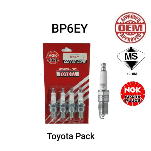 Ngk Spark Plug Bp6ey Shopee Malaysia