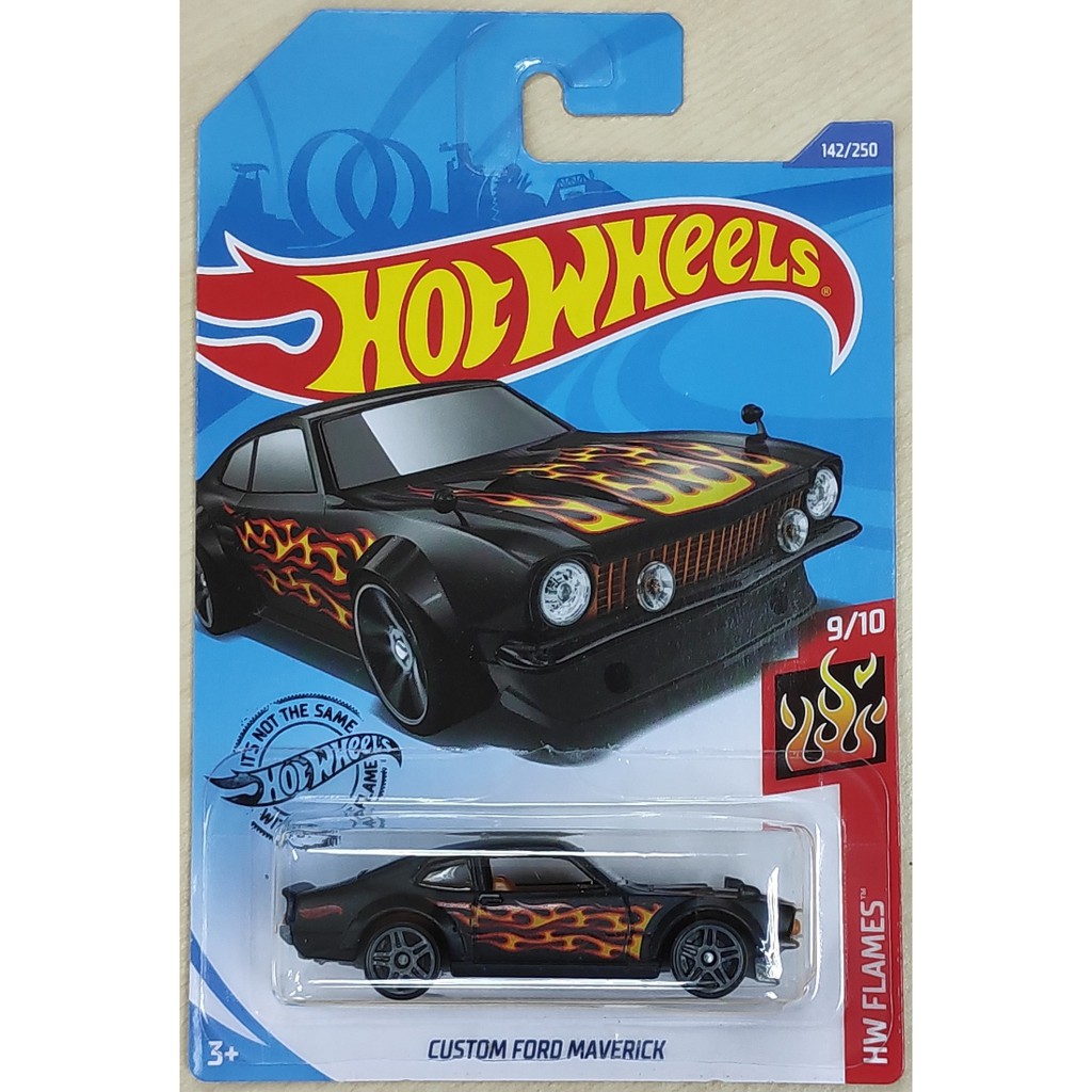 hot wheels custom ford maverick flames