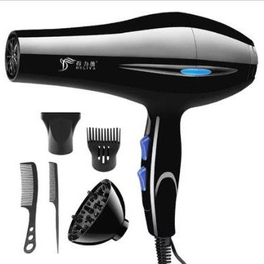 W 负离子吹风筒5件套 Hair Dryer With Nozzle Power 2200W