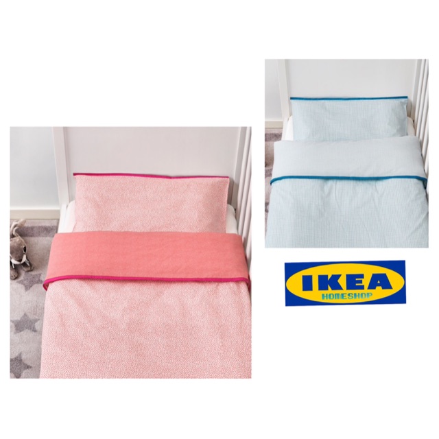 Ikea Klammig Baby Cot Quiltcover Pillowcase Sets Shopee Malaysia