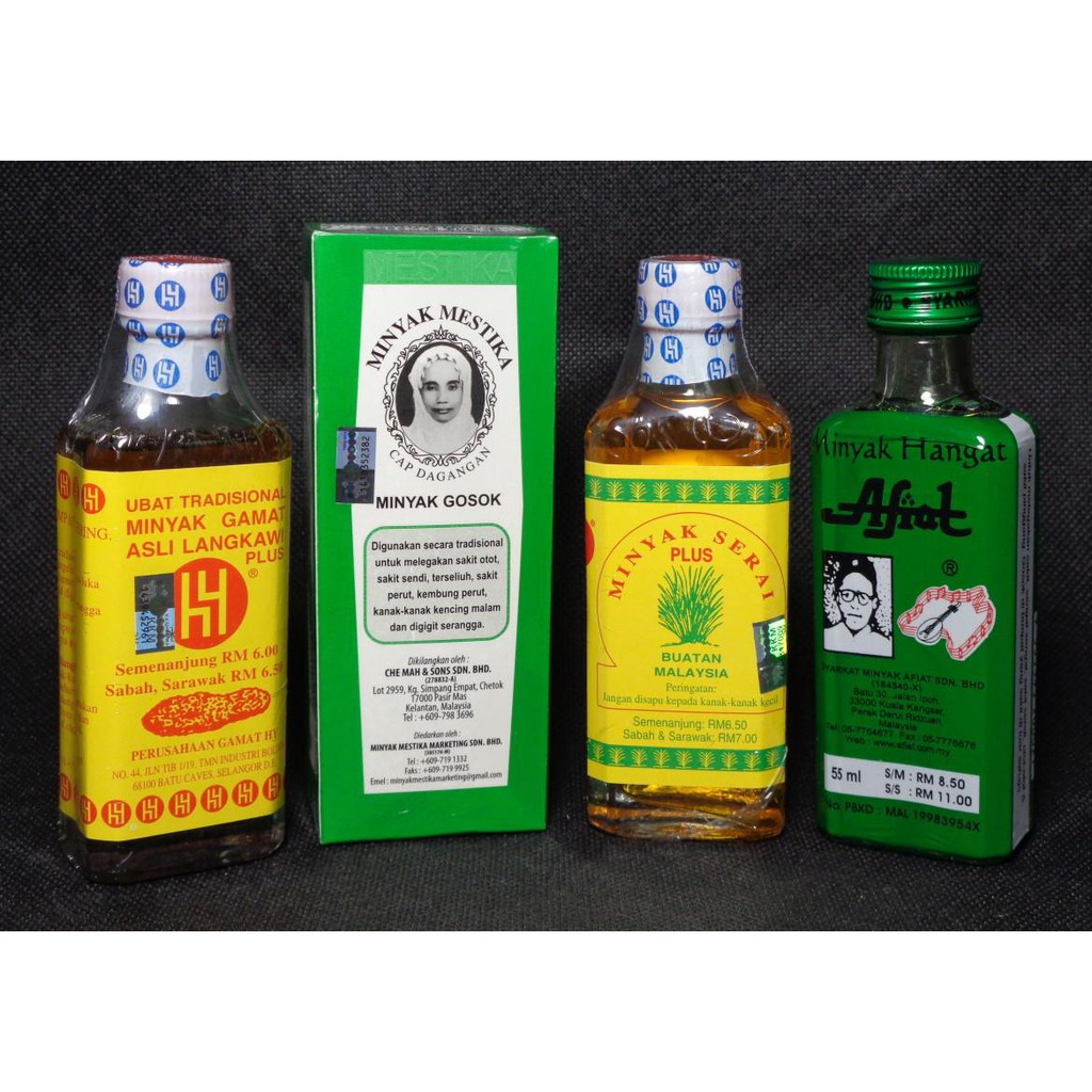 MINYAK URUT PANAS HOT MASSAGE OINTMENT Set of 4 Combo MINYAK URUT PANAS HOT MASSAGE OINTMENT Set of 4 Combo