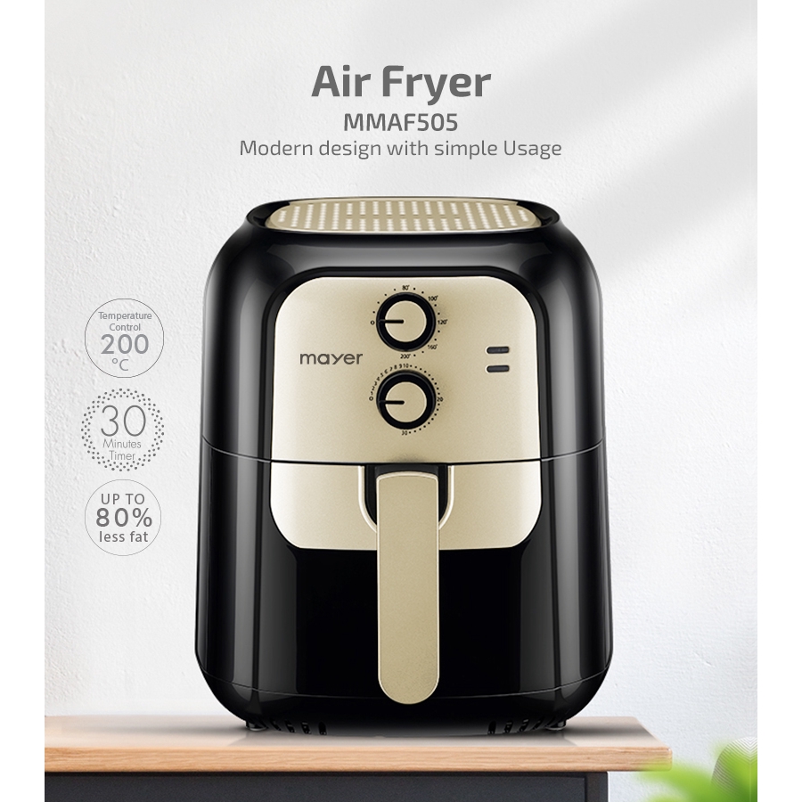 KHIND MAYER Air Fryer MMAF505 Shopee Malaysia