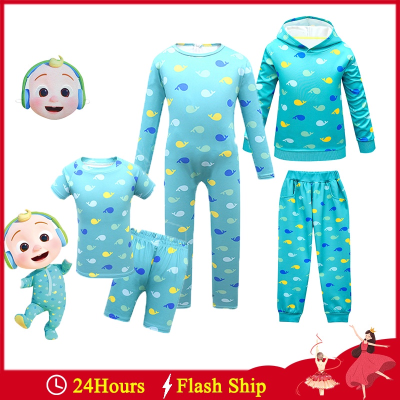 jj Clothes Kids Cartoon Super baby JOJO Cosplay set baju
