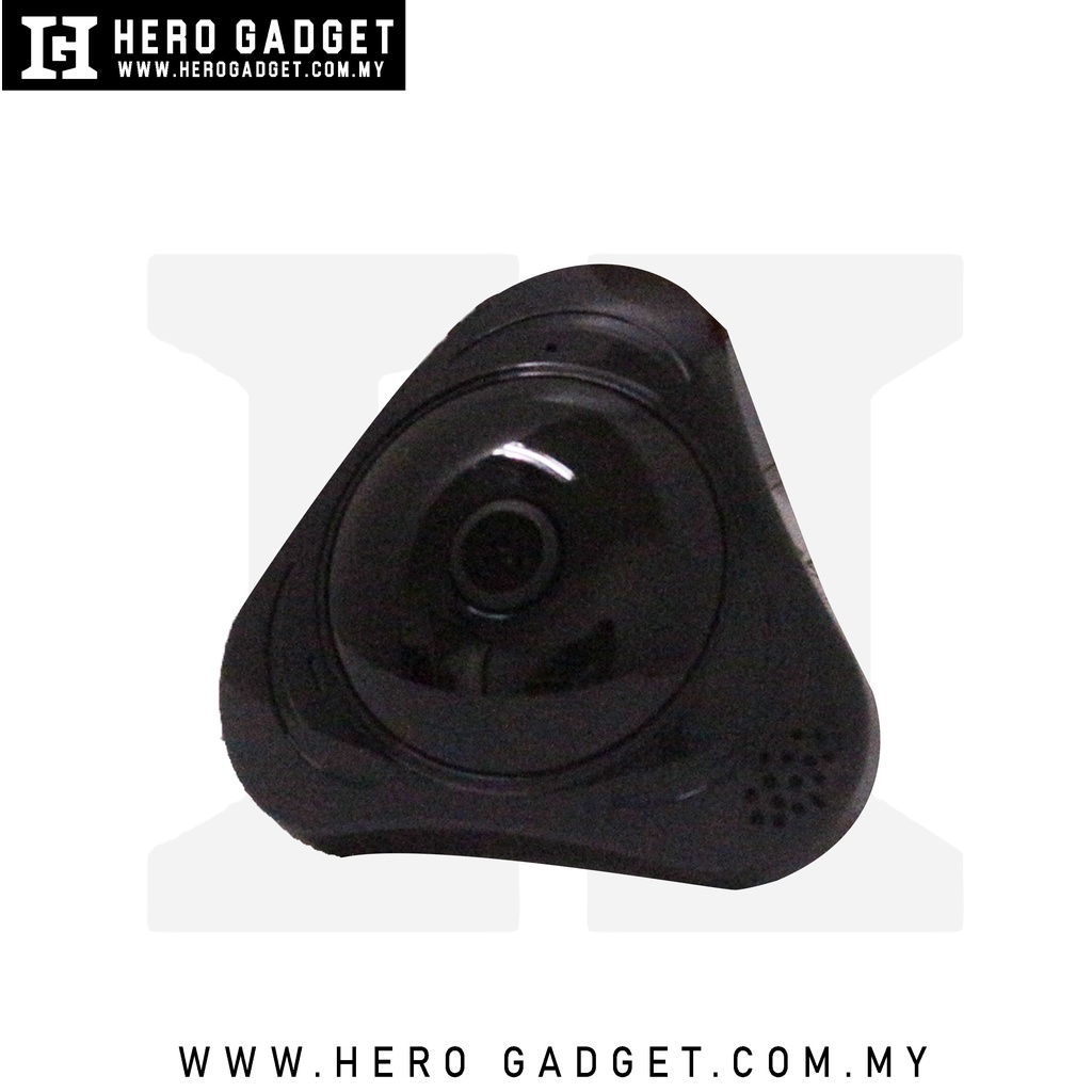 [[ READY STOCK ]] HERO GADGET VR 360 - BLACK VERSION. 5 MODE VIEW. LIVE VIEW CCTV AT SMARTPHONE. [JUST PLUG & PLAY]