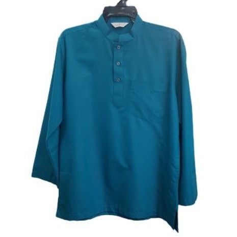 Buy Kurta Lelaki Moden Terkini Almas Azeez Plain 2 Sided Pockets Men Shirt Long Sleeve 2 Pockets Baju Raya 2021 Seetracker Malaysia