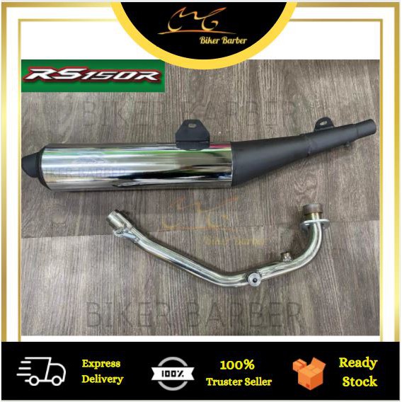 [READY STOCK] RAPIDO ID01 STAINLESS STEEL RACING EXHAUST PIPE Y15ZR