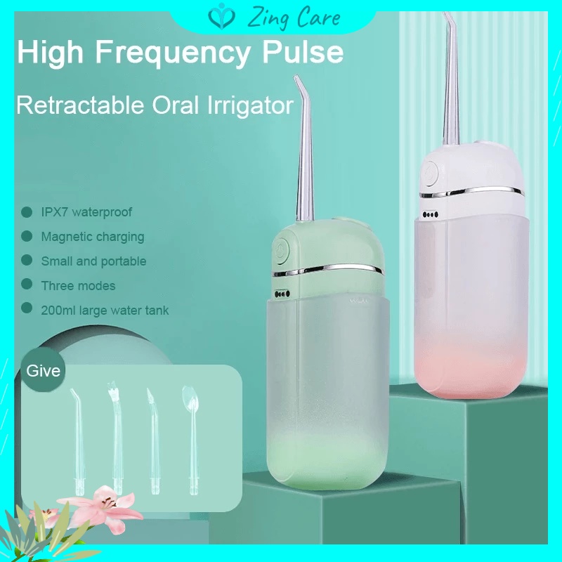 Dental Water Flosser Rechargeable Oral Irrigator 3 Modes Oral Dental