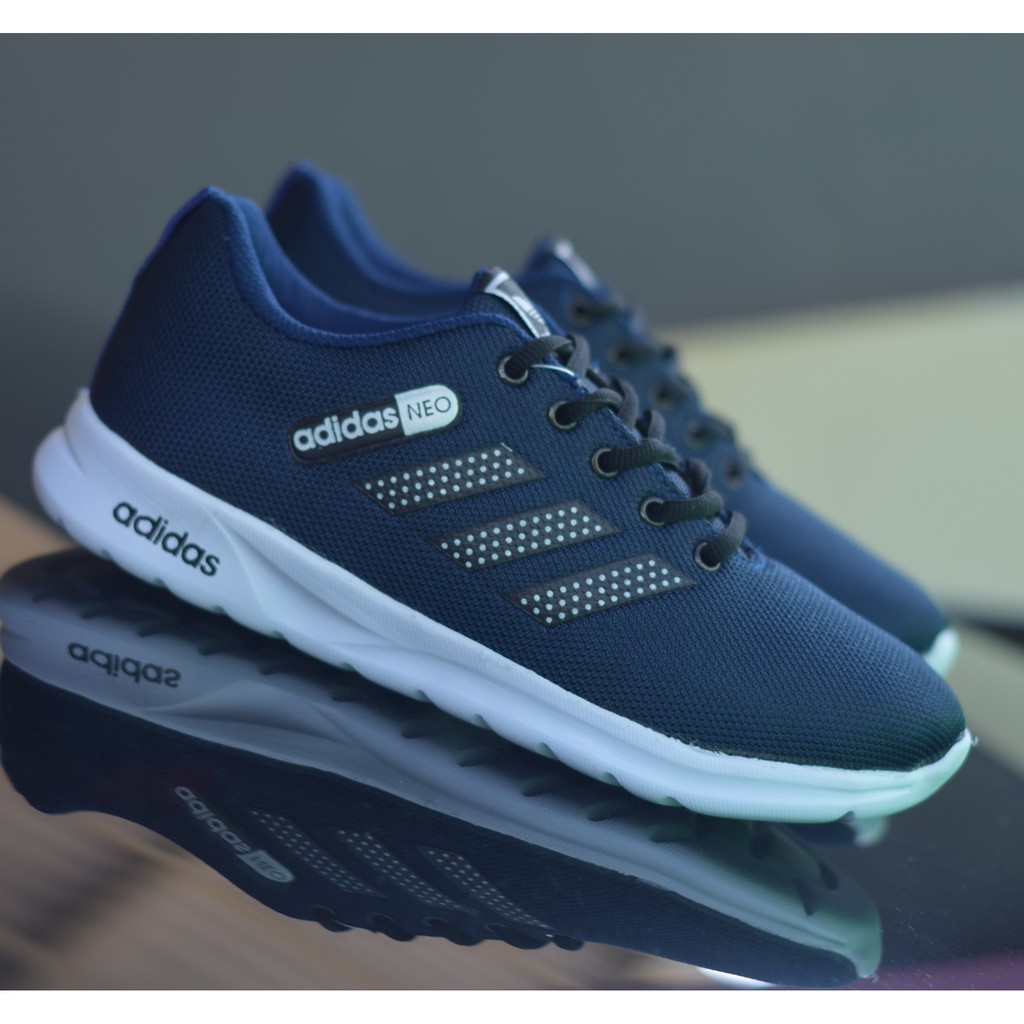 Adidas Neo Shoes - Navy | Shopee Malaysia