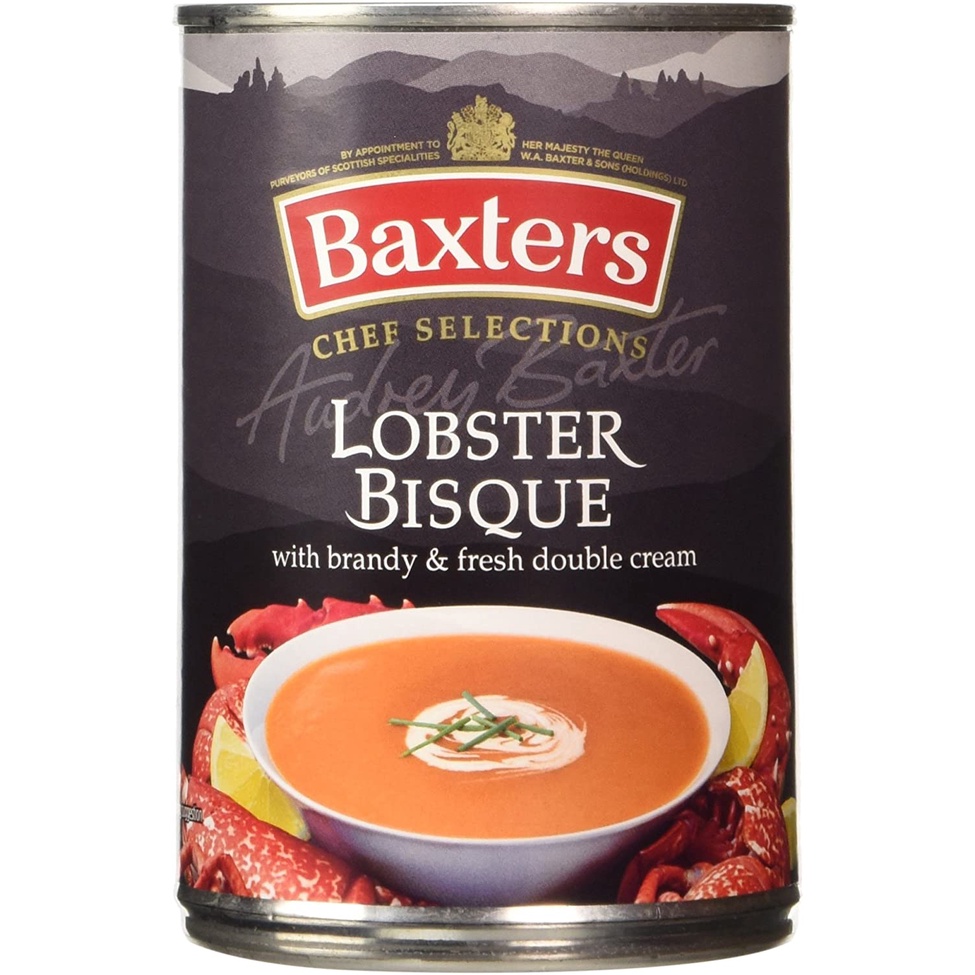 BAXTERS Lobster Bisque Soup and Fresh Double Cream 400g