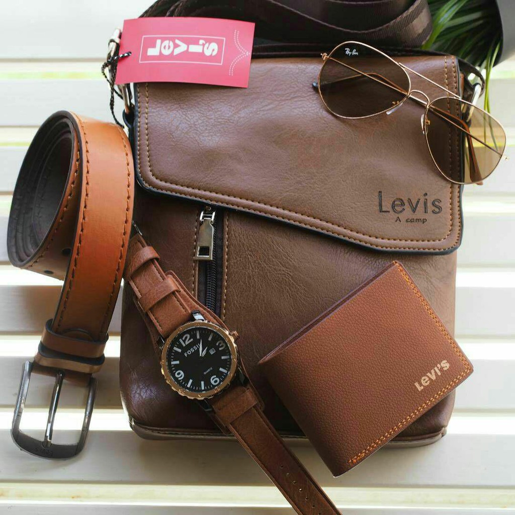 levi man bag