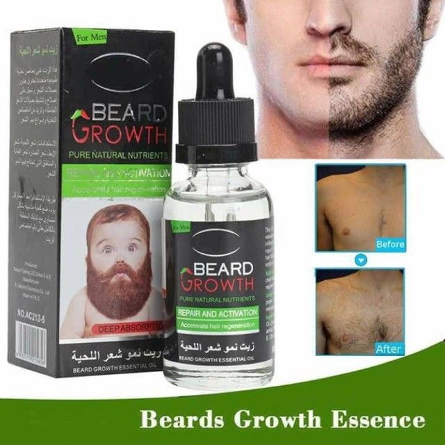 KMAX Ready Stock BEARD GROW ESSENTIAL OIL Minyak Janggut Tumbuh ...