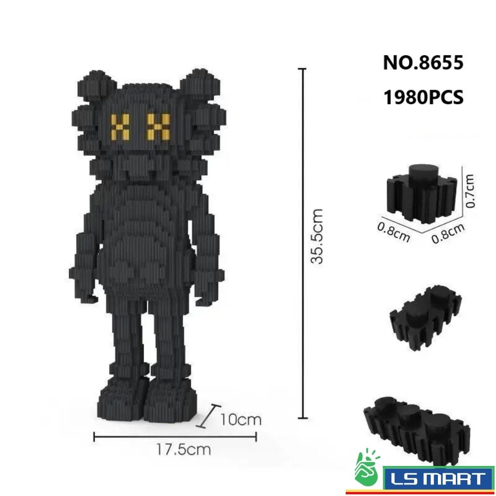 kaws lego instructions