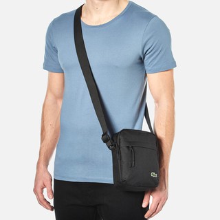 lacoste sling bag black