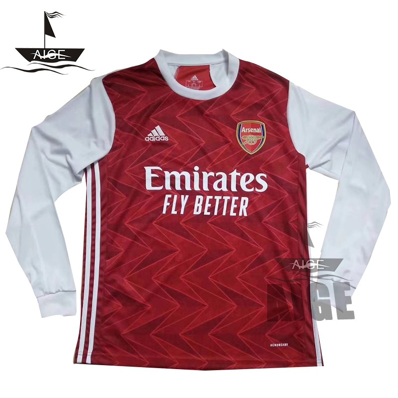 arsenal long sleeve home jersey 