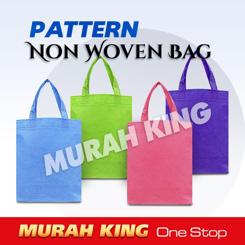 Buy 10pcs Non Woven Bag Doorgift Goodies Bag Wedding Gift Bag Bag Kenduri Kahwin Paper Bag Size 20 X 25 X 10cm Seetracker Malaysia