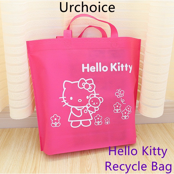 [READY STOCK] Hello Kitty Shopping Bag Hello Kitty Foldable Recycle Bag