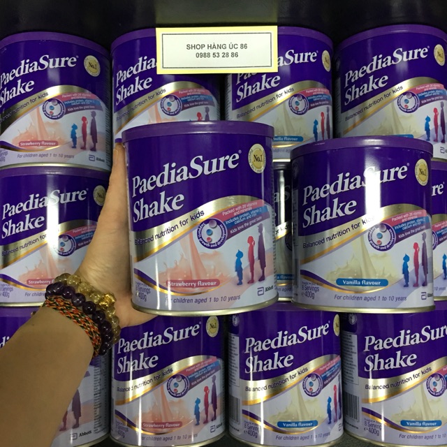 British Pediasure milk (UK) 400g (3 flavors Vanilla, strawberry, chocolate - chocolate)