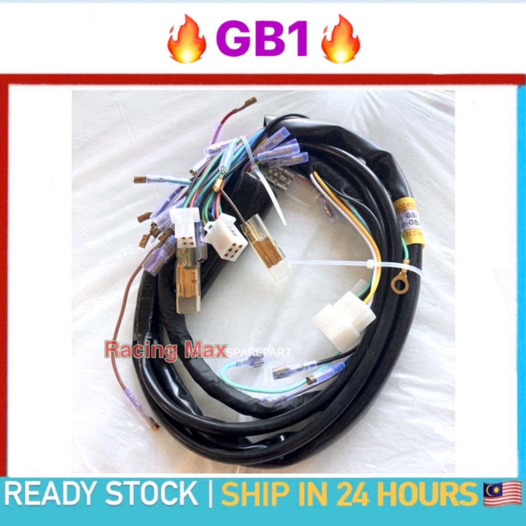 GB1 WIRING SET BODY WIRING COMPLETE FULL SET HARNESS WAYAR WIRE SPARE ...