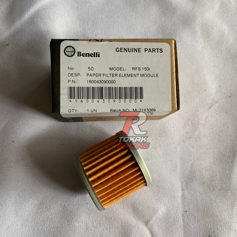 BENELLI RFS150 OIL FILTER/GASKET ORIGINAL | Shopee Malaysia