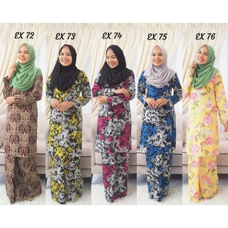  Kurung  Moden  Cotton  EX72 EX81 10 Corak Kurung  Cotton  