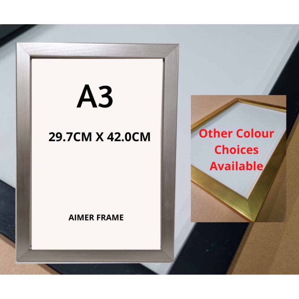 AIMER FRAME A3 POSTER / PHOTO FRAME GOLD / SILVER / WHITE / BLACK