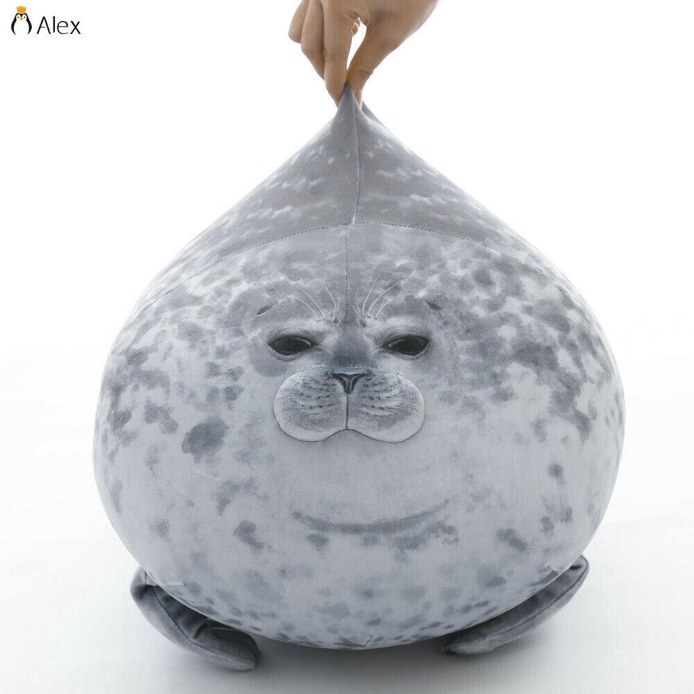 chubby blob seal plush