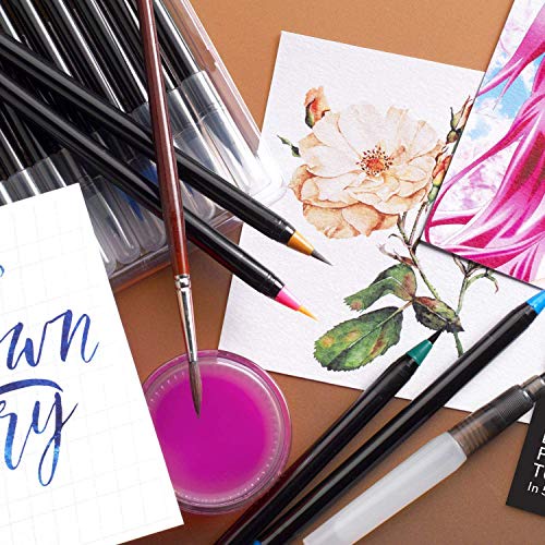 Castle Art Supplies 24 Watercolor Brush Pens For Adults 100% Original From Usa | Shopee Malaysia