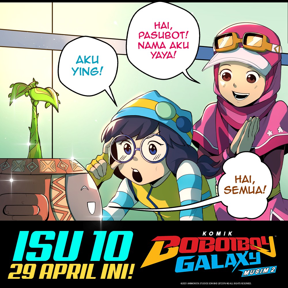 Komik Boboiboy Galaxy Musim 2 Isu 10 Pelawat Misteri Dari Angkasa Lepas Shopee Malaysia